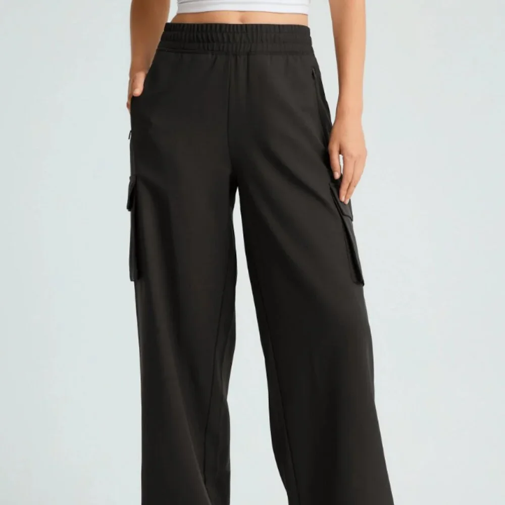 Beyond Yoga - City Chic Wide Leg Cargo Pant - BRAND NEW WITHOUT TAGS - Picture 5 of 9